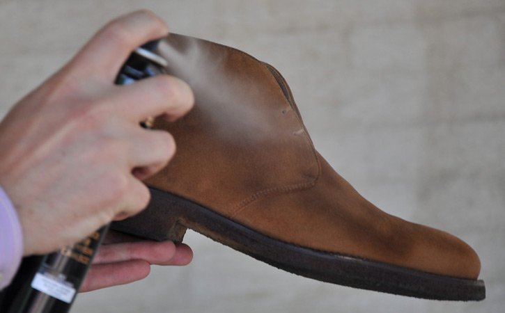 Use Saphir Renovating Suede Spray to Condition and Recolor Suede Shoes